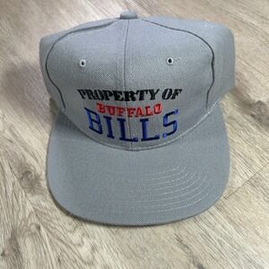 VTG New Era Buffalo Bills‎ Snapback Hat NEW NFL Football Gray Wool Cap